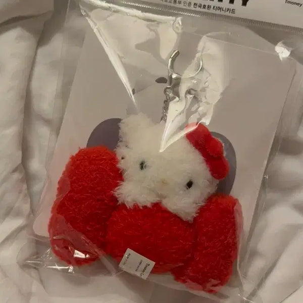 [BUNJANG] Hello Kitty Timoney Transportation Card Doll Keyring / 헬로키티 티머니 교통카드 인형 키링