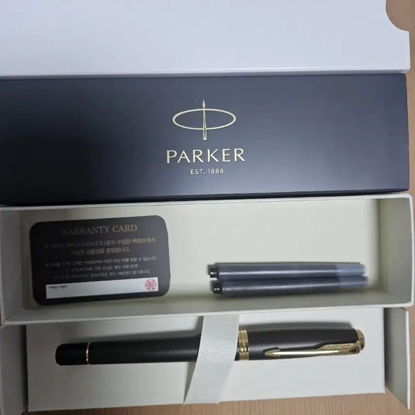 [BUNJANG] Parker Urban Core Muted Matte Black Fountain Pen / 파카 어번 코어 뮤티드 매트블랙 만년필