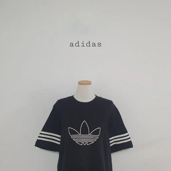 [BUNJANG] Adidas Big Logo Short Sleeve T-Shirt Black XL / 세일) No.26072912 아디다스 빅로고 반팔 티셔츠 블랙