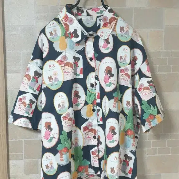 [BUNJANG] Women's Printed Blouse / 여성 나염남방(새옷)