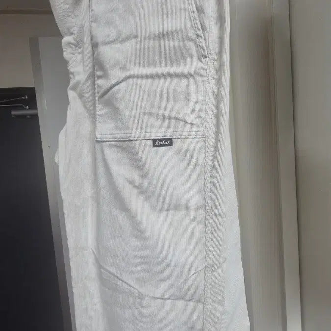 [BUNJANG] Kodak Corduroy Wide Pants Beige / 코닥 코듀로이 와이드 팬츠 베이지