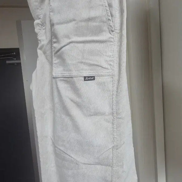 [BUNJANG] Kodak Corduroy Wide Pants Beige / 코닥 코듀로이 와이드 팬츠 베이지