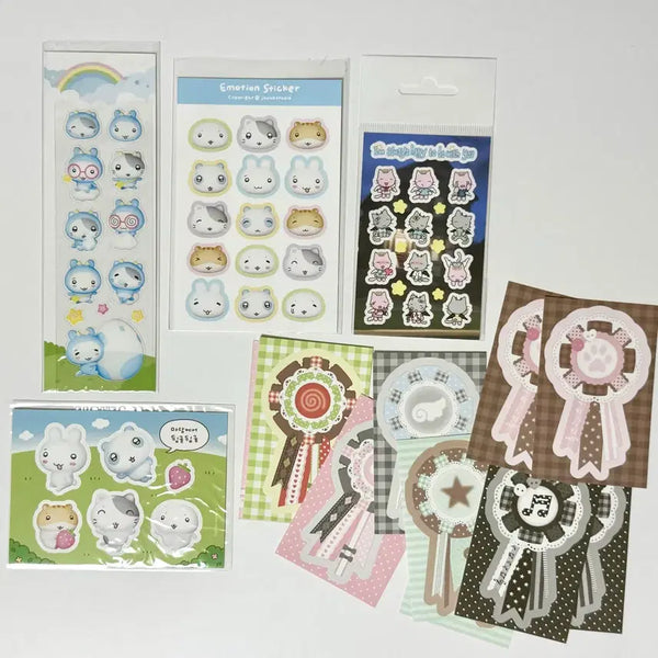 [BUNJANG] Various Artists Scrapbooking Sticker Pack (J.Hob Studio, Arsene, BITBYBIT) / 다꾸스티커 모조지팩 일괄처분 (제이호브스튜디오, 아르센, 빗바이빗)