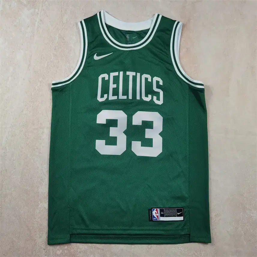 [BUNJANG] Boston Celtics Larry Bird #33 Nike Basketball Jersey (Green, Sizes S-2XL) / NBA 농구복 셀틱 33번 버드 나이키 그린 핫 프레스 SIZES-2XL