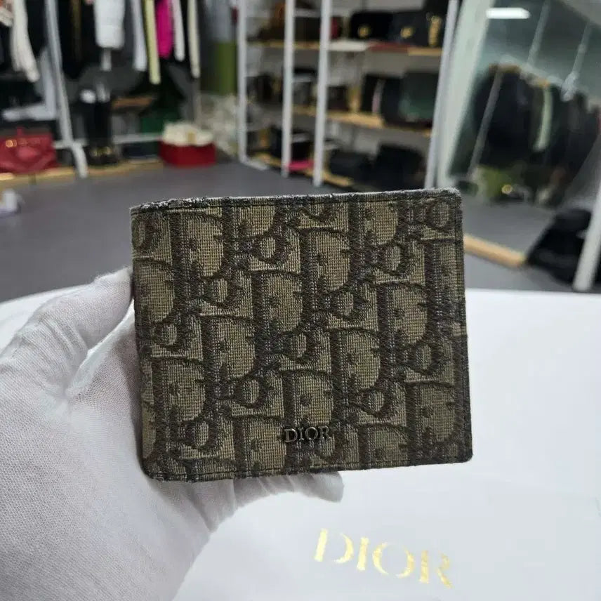 [BUNJANG] Dior Oblique Bifold Wallet / [정품] 디올 오블리크 반지갑