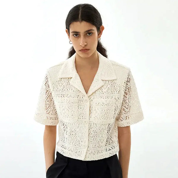 [BUNJANG] MAGJAY Lace Jacket (Ivory) / 매그제이(MAGJAY) 레이스자켓 55-66