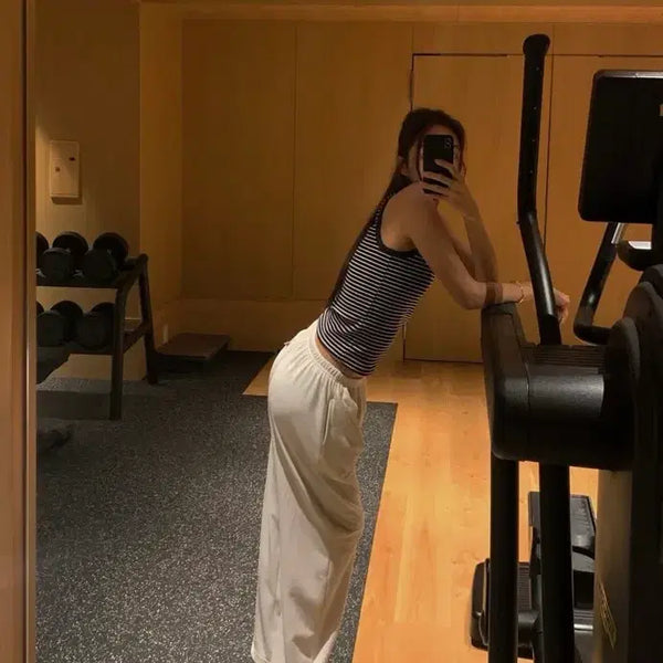 [BUNJANG] Shopm Essence Wide Sweatpants / shopm 샵엠 에센스 와이드 스웻 팬츠