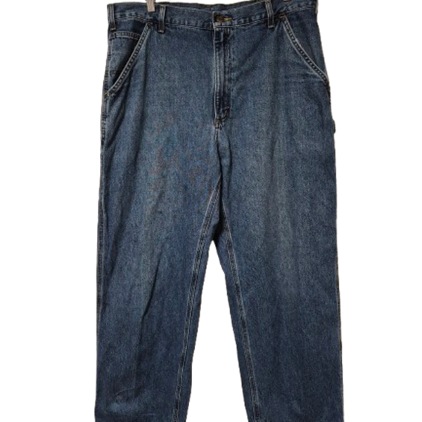 [BUNJANG] Carhartt Carpenter Pants Wide Denim Jeans / 칼하트 정품 카펜더팬츠 워크웨어 남자 춘추용 남성데님와이드청바지36