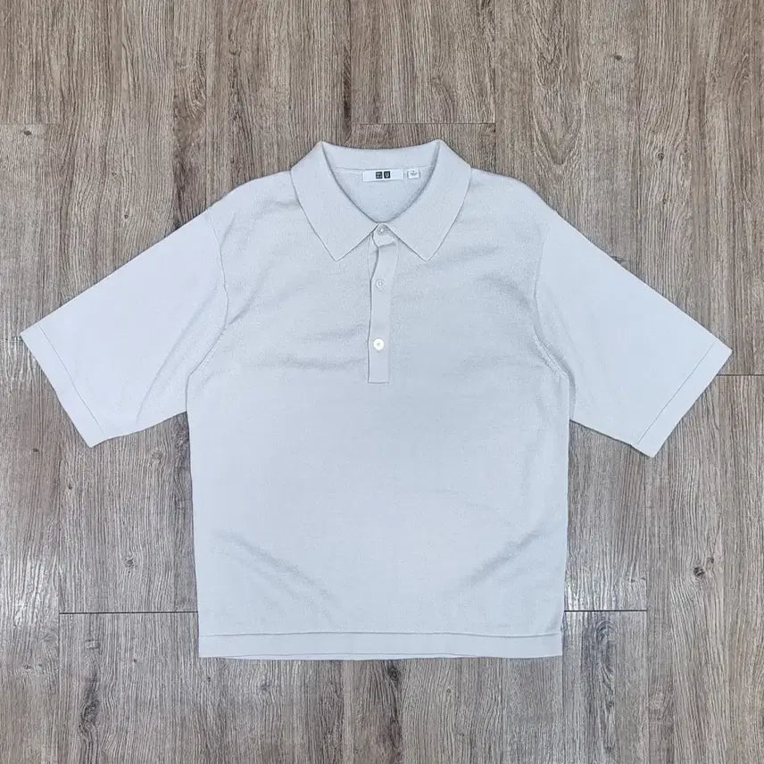 [BUNJANG] Uniqlo U Knit Collar Short Sleeve / 유니클로 U 니트 카라넥 반팔 S _ 공용
