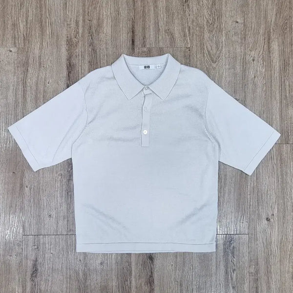 [BUNJANG] Uniqlo U Knit Collar Short Sleeve / 유니클로 U 니트 카라넥 반팔 S _ 공용