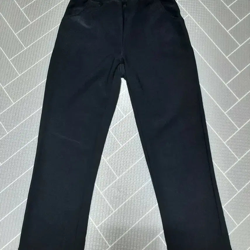[BUNJANG] Black Spandex Summer Slacks / 새상품 새것 여름 블랙 스판 바지