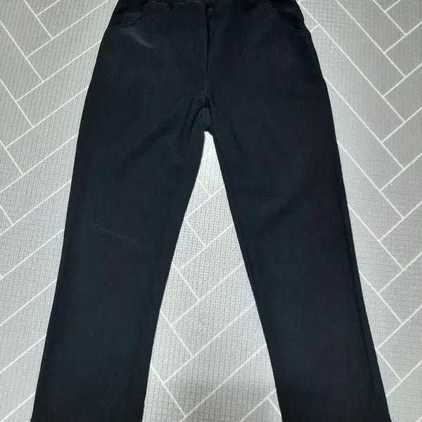 [BUNJANG] Black Spandex Summer Slacks / 새상품 새것 여름 블랙 스판 바지