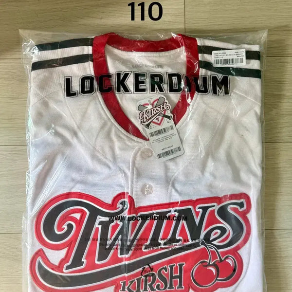 [BUNJANG] LG Twins x Kirsh Cherry Twins Collaboration Baseball Jersey (Size 110) / LG트윈스 콜라보 유니폼 키르시 체리트윈스 [새제품]
