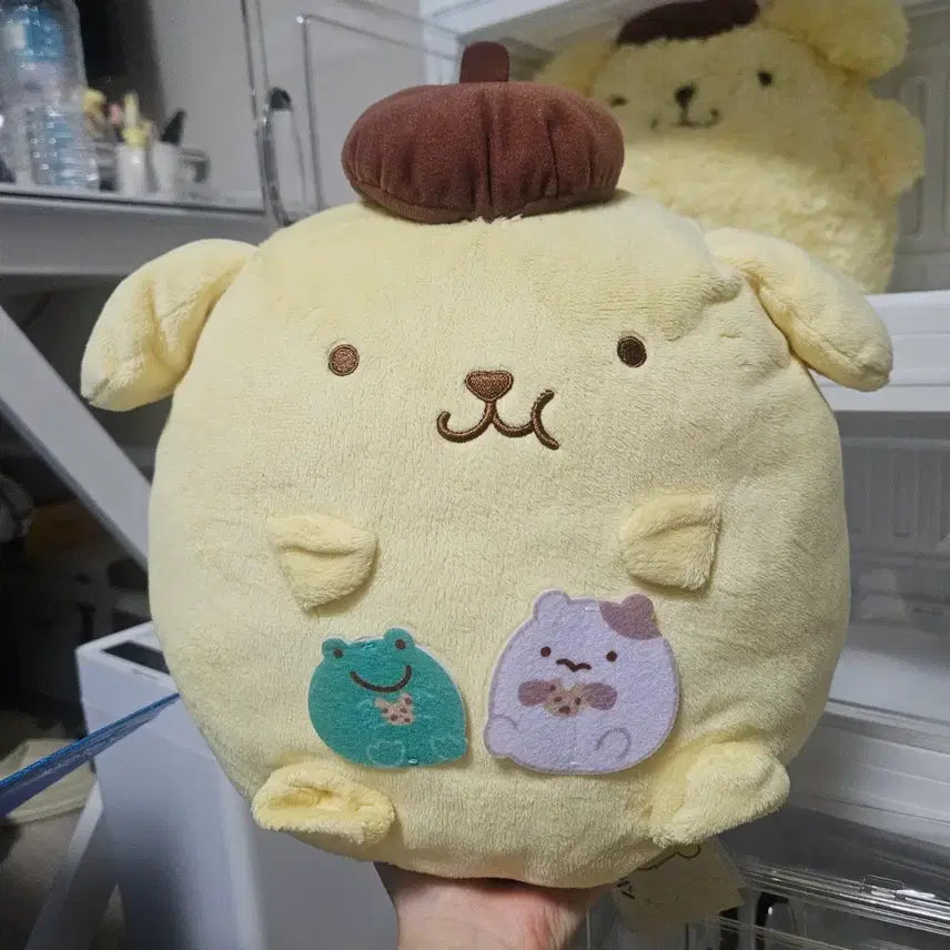 [BUNJANG] Pompompurin Medium Plush Mint Muffin / 폼폼푸린 누이 폼폼푸린 인형 중형 머핀 민트