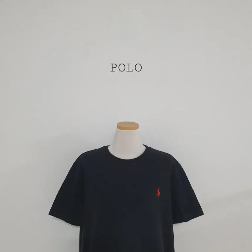 [BUNJANG] Polo Ralph Lauren Black Pony Logo Short Sleeve T-Shirt / No.26073105 큐알 폴로 랄프로렌 반팔티 블랙