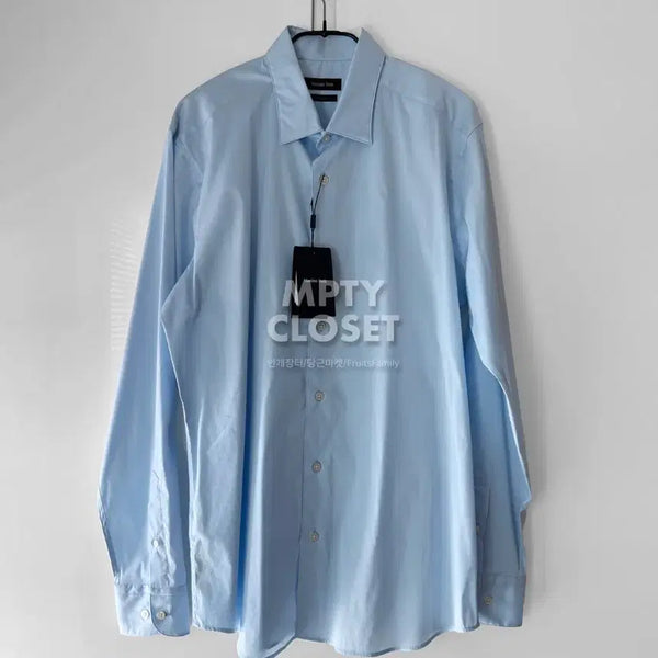 [BUNJANG] Massimo Dutti Sky Blue Shirt L / [L] 마시모두띠 스카이블루 셔츠