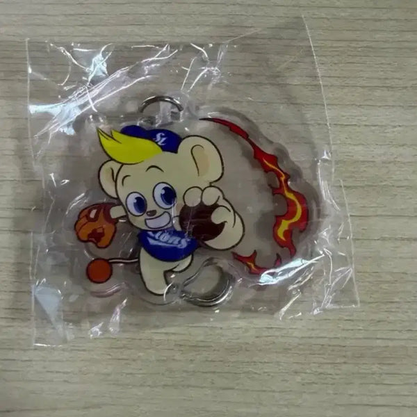 [BUNJANG] Lotte Wellfood Samsung Lions Keyring / 롯데웰푸드 삼성라이온즈 키링