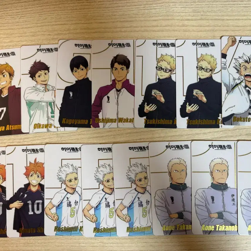 [BUNJANG] Haikyuu 10th Anniversary Lucky Draw Bundle Set Photocard / 일괄) 하이큐 10주년 럭드 (럭키드로우)