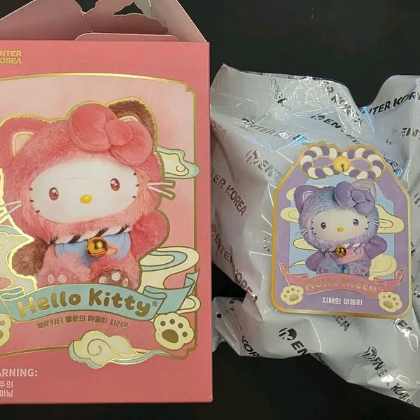 [BUNJANG] Hello Kitty Lucky Cat Series (Cat of Wisdom) Figure / 헬로키티 행운의 야옹이 시리즈 (지혜의 야옹이)
