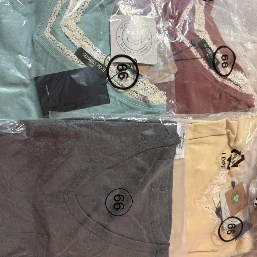 [BUNJANG] Summer Short-Sleeve T-Shirts (Set of 4) / 면티