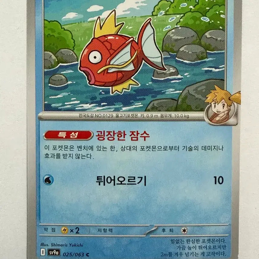 [BUNJANG] Lee Seul's Magikarp Photocard / 이슬의 잉어킹 C