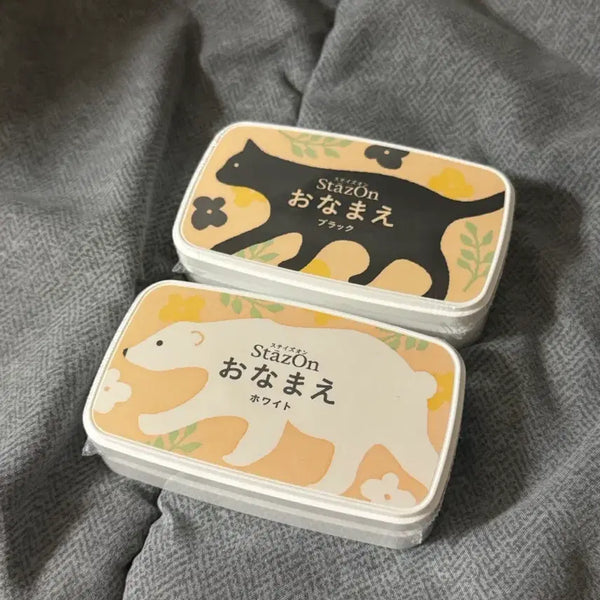 [BUNJANG] Tsukineko StazOn Onamae Oil-Based Stamp Ink Pad Set / 츠키네코 스테이즈온 오나마에 유성 스탬프 잉크 패드