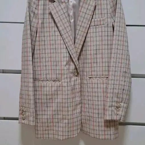 [BUNJANG] Checked Blazer Jacket / 체크무늬 블레이저 자켓