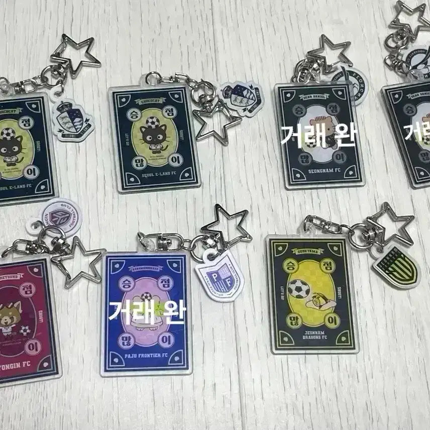 [BUNJANG] K League Sanrio Random Amulet Keychain / k리그 산리오 랜덤 부적키링