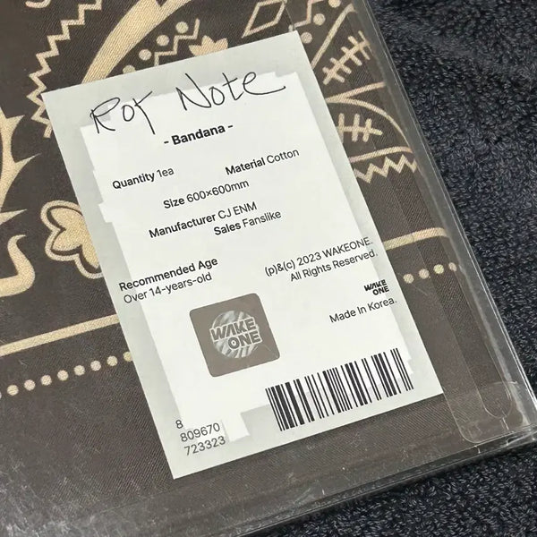 [BUNJANG] Roy Kim Concert Bandana / 로이킴 콘서트 반다나