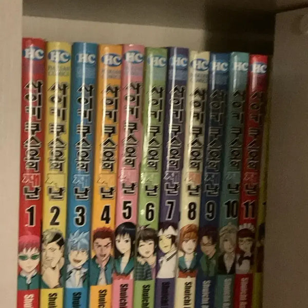 [BUNJANG] The Disastrous Life of Saiki K. Manga Volumes 1-24 (Excluding Vol. 19) Bundle Set / 사이키 쿠스오의 재난 만화책 1-24 19권제외 일괄 판매