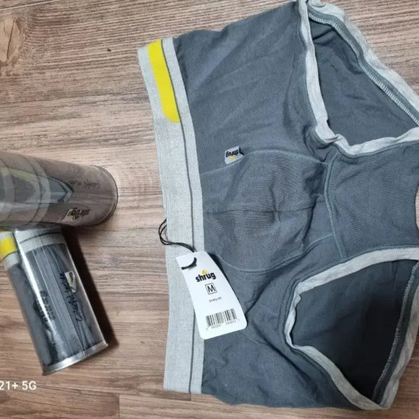 [BUNJANG] SHRUG Men's Boxer Briefs - Grey, Size M / SHRUG 남성 드로즈 새상품