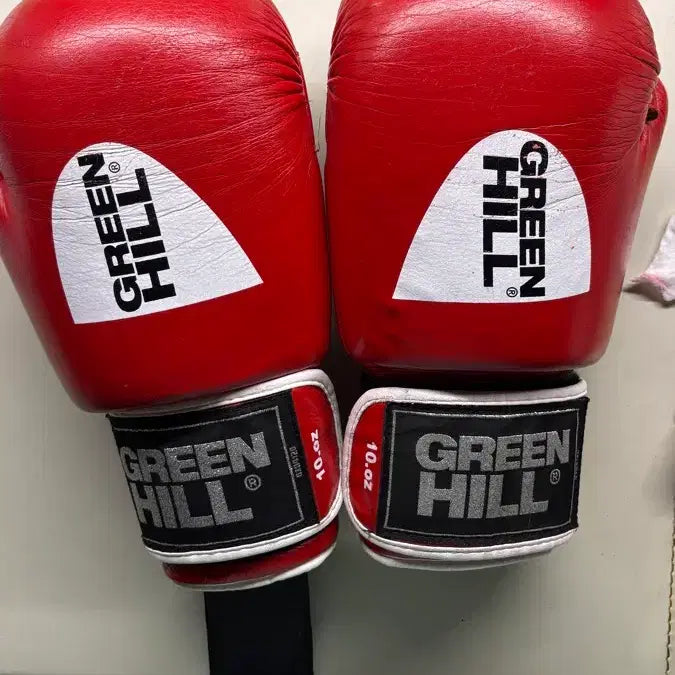 [BUNJANG] Green Hill Boxing Gloves 10oz Red / 그린힐 복싱 글러브 10온스 레드