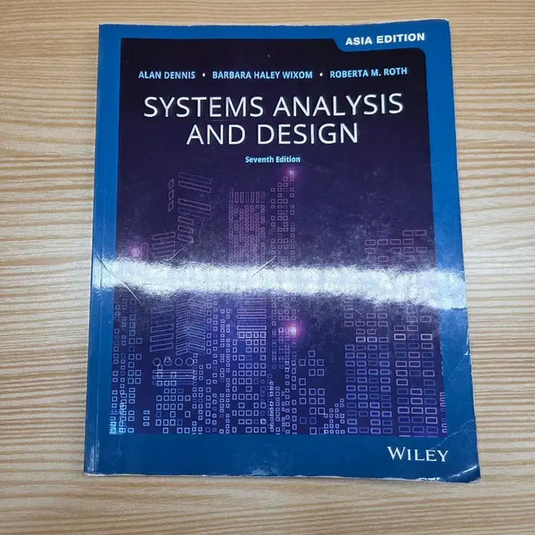 [BUNJANG] Systems Analysis and Design Wiley Asia / SYSTEMS ANALYSIS AND DESIGN WILEY Asia