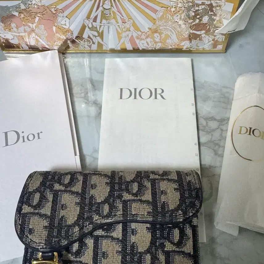 [BUNJANG] Dior Oblique Saddle Wallet / (정품) 디올 오블리크 새들 지갑