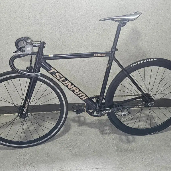 [BUNJANG] Tsunami Black Gold Bicycle Frame Set / 쓰나미 찐 급처 15만5천원 아직 안팔림