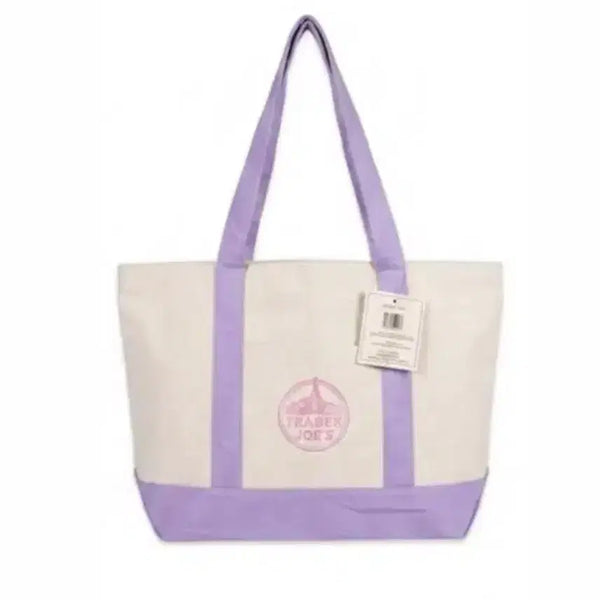 [BUNJANG] Trader Joe's Lavender Large Eco Bag / 반값택포) 트레이더조 연보라 라지 에코백
