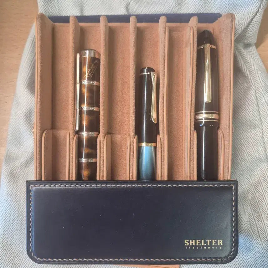 [BUNJANG] Penshield 6-Slot Fountain Pen Case / 펜쉘터 6구 만년필 케이스