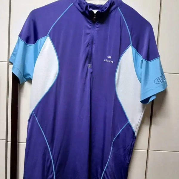 [BUNJANG] Eider Women's Short-Sleeve Performance Shirt (Purple, L66) / 아이더 반팔 기능성 셔츠 여성용 보라색L66