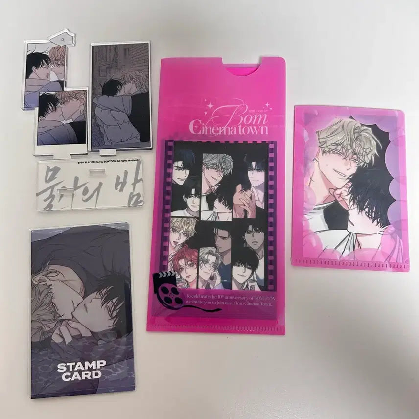 [BUNJANG] Mulgae Bam Acrylic Stand Spring Toon Sticker / 물가의밤 아크릴스탠드 봄툰 스티커