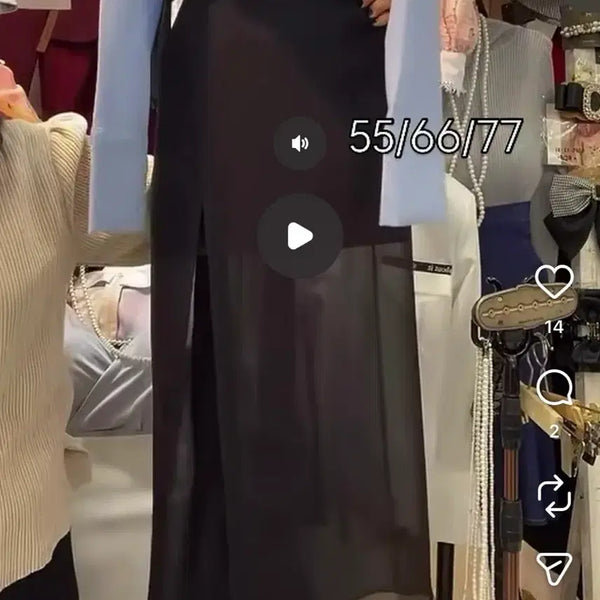 [BUNJANG] Sheer Skirt / [새제품] 수입의류 시스루 치마 싸게 처분해요