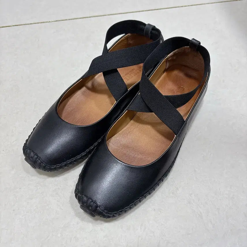[BUNJANG] Kuers Ballerina 16 Black Shoes (230) / 쿠에른 발레리나 16 블랙 230