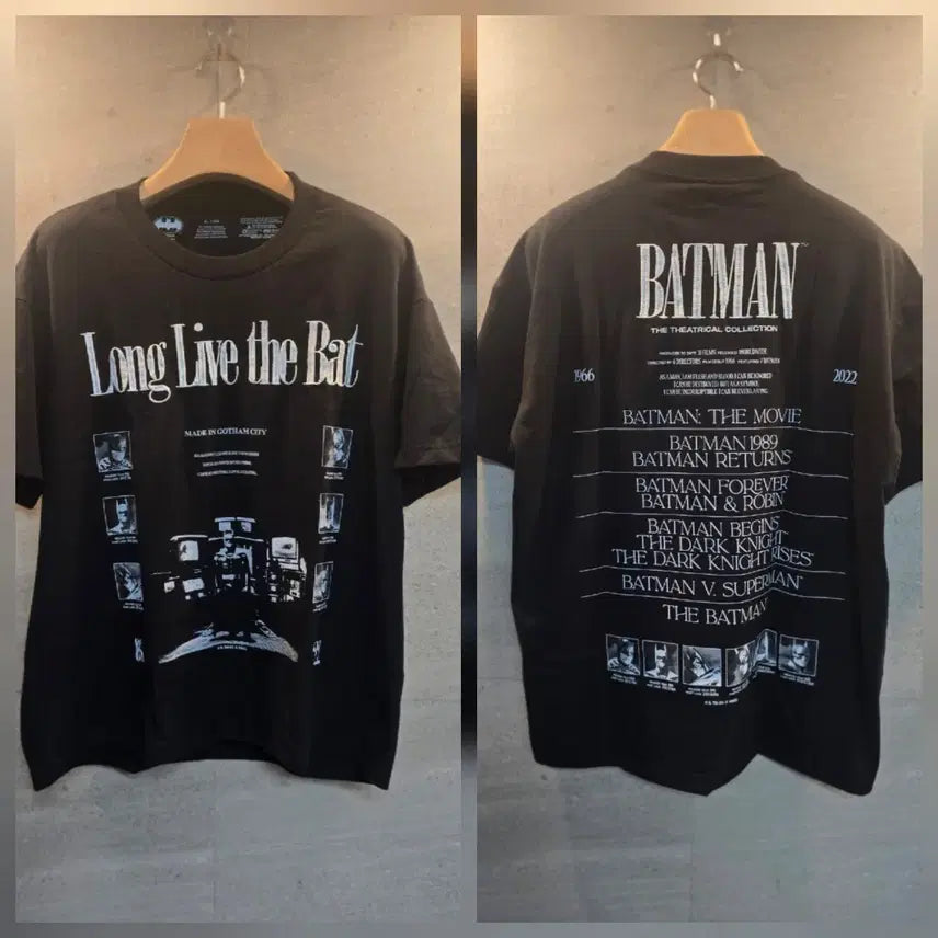 [BUNJANG] Batman Movie History T-Shirt XL / 배트맨. 굿즈 정품. 무비 히스토리. 티셔츠! 미착!