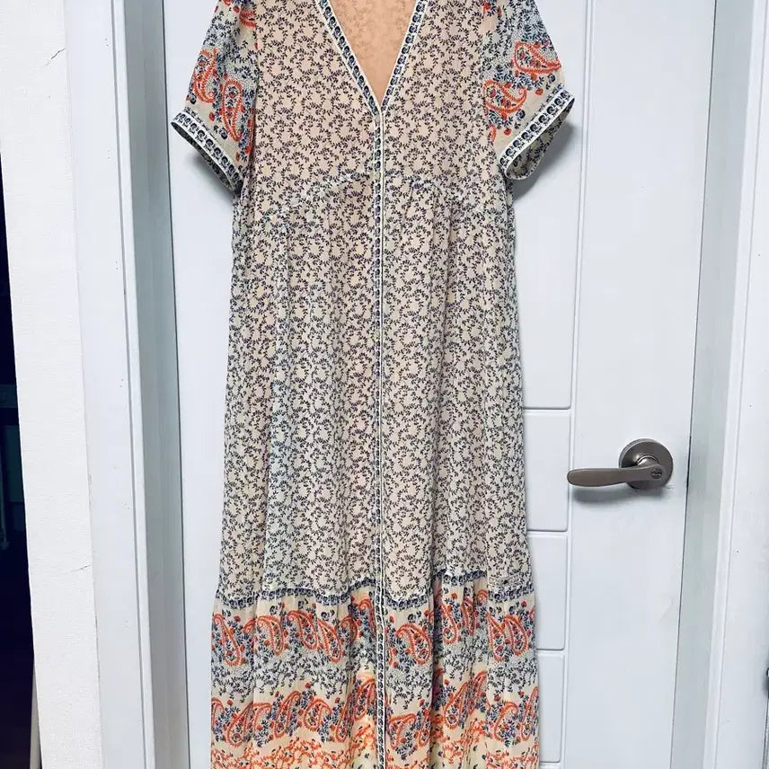 [BUNJANG] Thursday Island Chiffon Long Dress / 써스데이아일랜드 여리여리 쉬폰  롱 원피스 S 상태 좋아요
