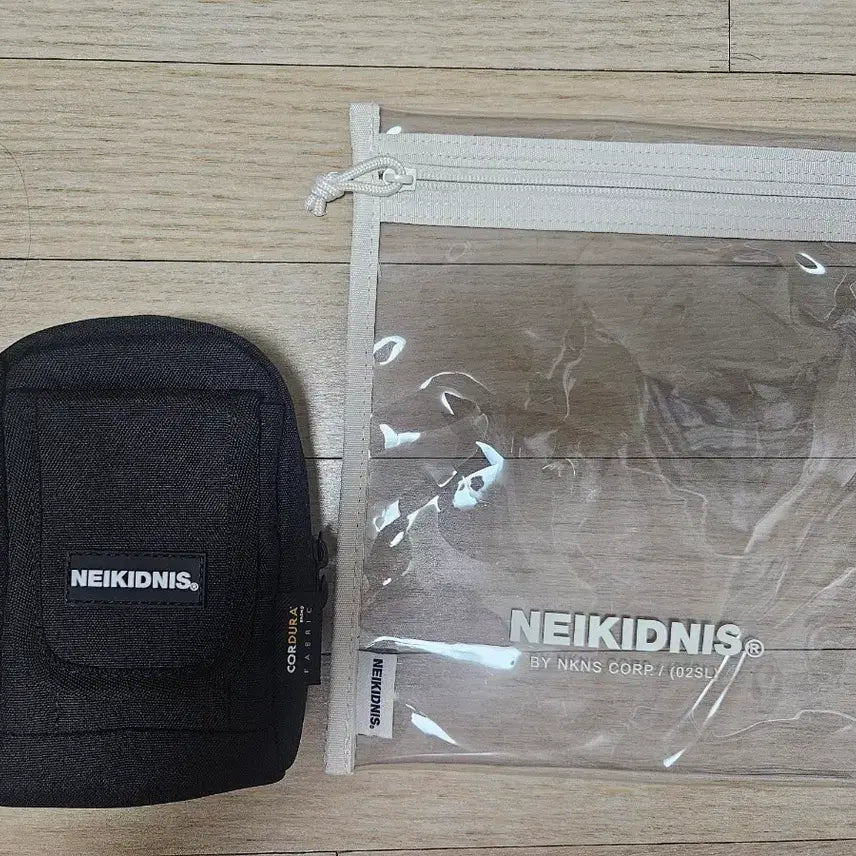 [BUNJANG] Nakedness Clear Pouch & Mini Backpack Pouch Set / 네이키드니스 파우치