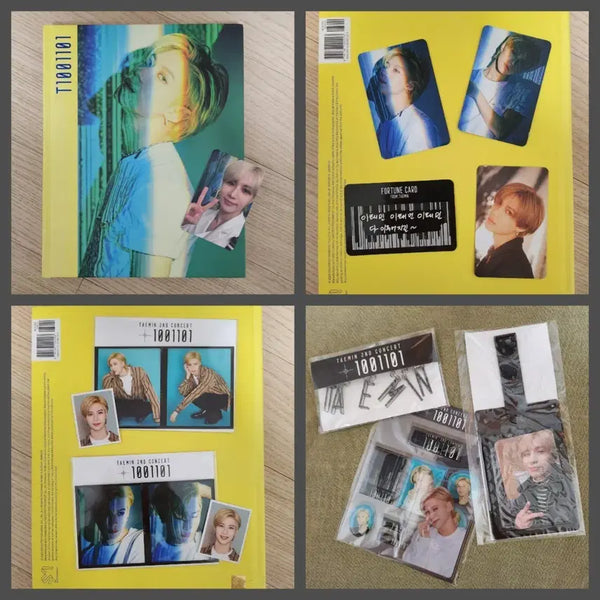 [BUNJANG] Taemin 2nd Concert T1001101 Photocard, Photobook, Film, Merchandise Bundle Set / 태민 콘서트 굿즈, 포카