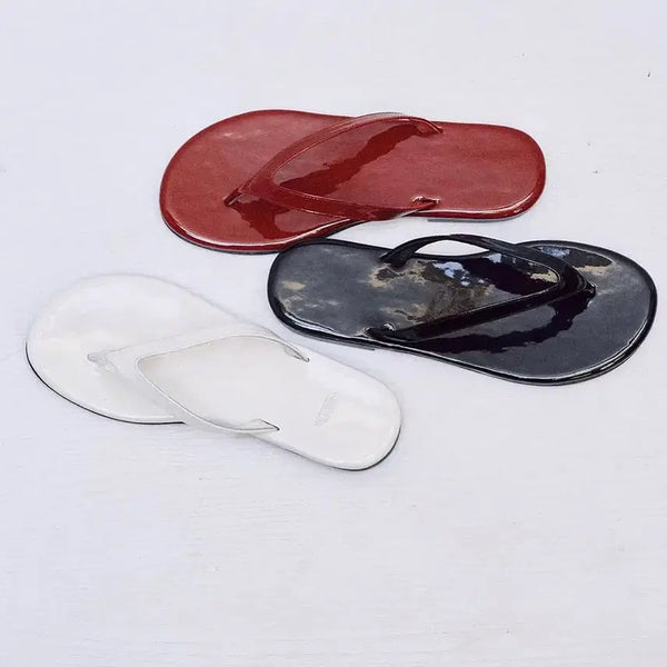 [BUNJANG] Nothing Written Glossy Leather Sandals / [37] 낫띵리튼 쪼리 샌들 nothing written Glossy leather sandals