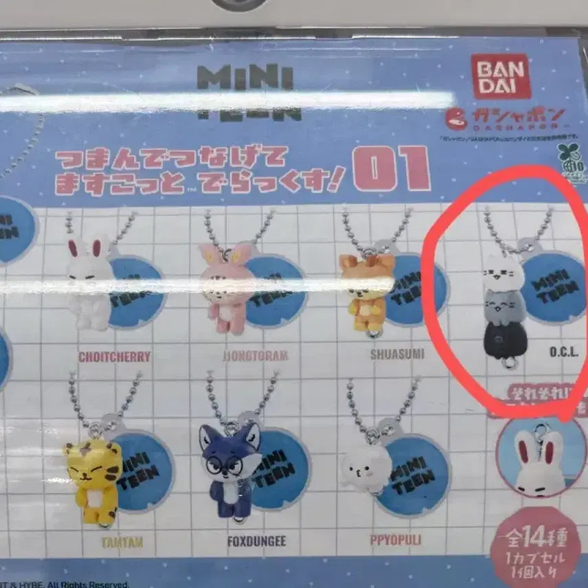 [BUNJANG] Seventeen Bandai Miniteen Gacha Keychain Figure / 세븐틴 반다이 미니틴 대롱 가챠 키링 피규어 열닫잠