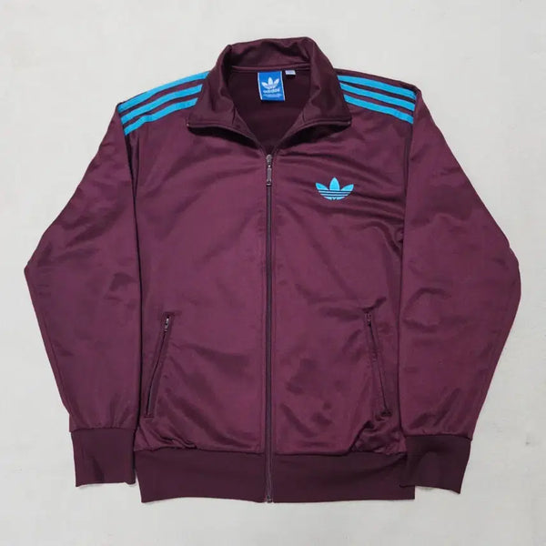 [BUNJANG] Adidas Firebird Track Jacket Aqua Burgundy / 아디다스 파이어버드 아쿠아 버건디 져지 급처