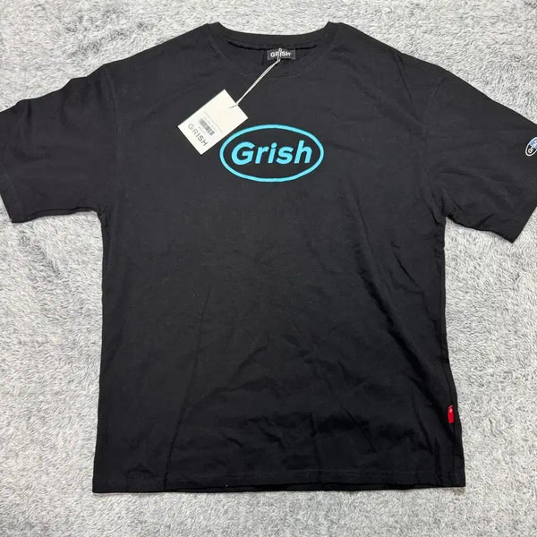 [BUNJANG] GDC Basic Logo Short Sleeve T-Shirt Black / 새택 그리쉬  반팔티 블랙