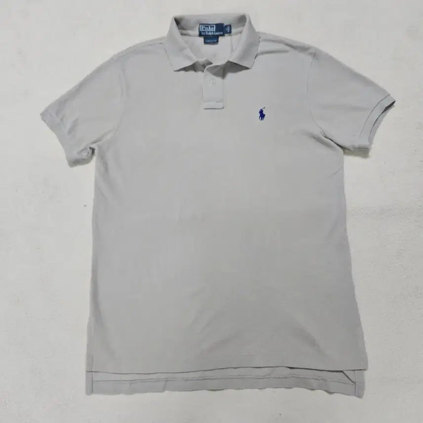 [BUNJANG] Polo Ralph Lauren Grey PK Short Sleeve Polo Shirt / 폴로 랄프로렌 그레이 pk 반팔 카라티 급처